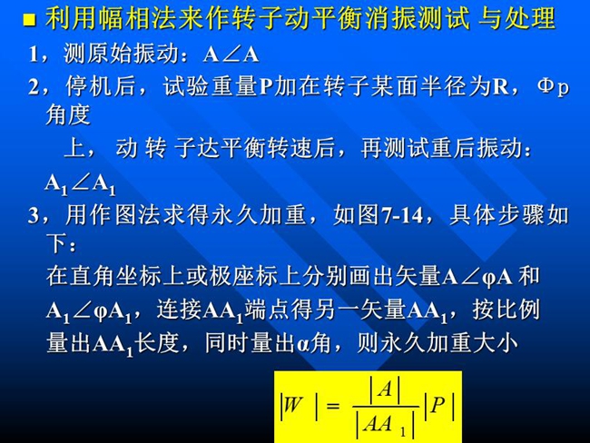 利用幅相法來作轉(zhuǎn)子動(dòng)平衡消振測(cè)試與處理